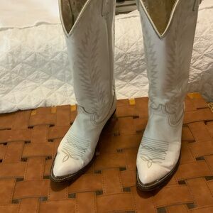 White Western Cowboy Boots